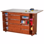 horn 7600 ultimate sewing and crafting storage center sleek modern furniture for sewing stations