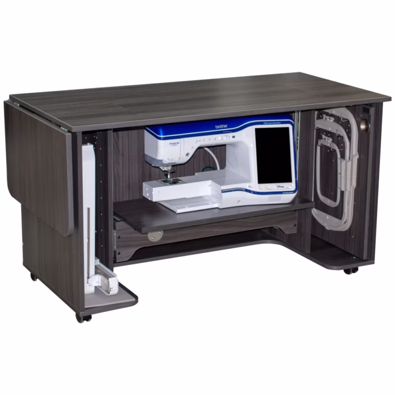 horn 8030 sewing and quilting cabinet smooth drawers for easy access