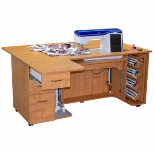 horn 8080 sewing and embroidery cabinet spacious drawer space for accessories