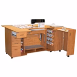 horn 8479 tall combo sewing and quilting cabinet perfect for large projects