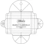 Handi Quilter Multi Clamshells Ruler for sale near me cheap