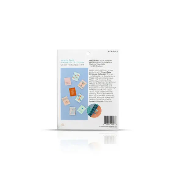 Kimberbell Woven Tags Kindness Collection for sale affordable quilting tool available today