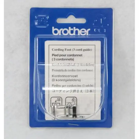 Brother 5mm 3 Groove Cording Foot for creating intricate cording designs easily