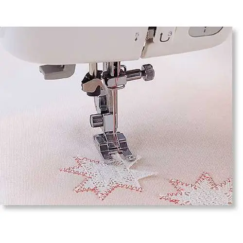 Brother 5mm Open Toe Foot for perfect fabric feeding while sewing seams