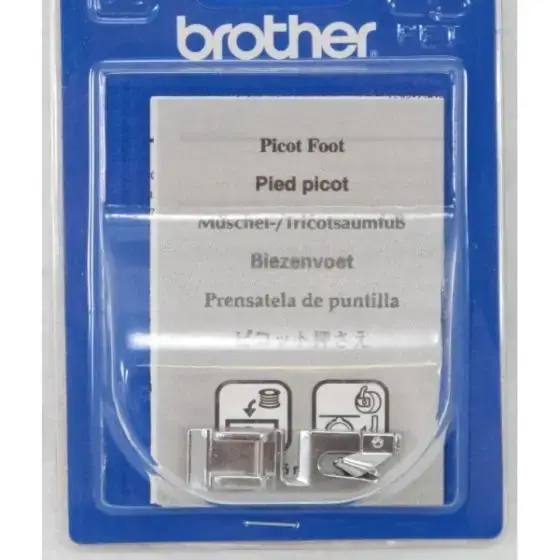 Brother 5mm Picot Foot for creating detailed picot finishes for clothing projects