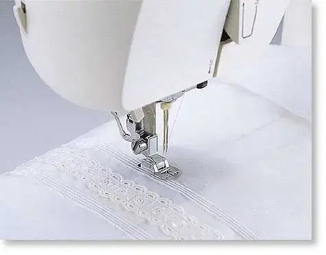 Brother 5mm Pintuck Foot for creating consistent and uniform pintucks on fabric
