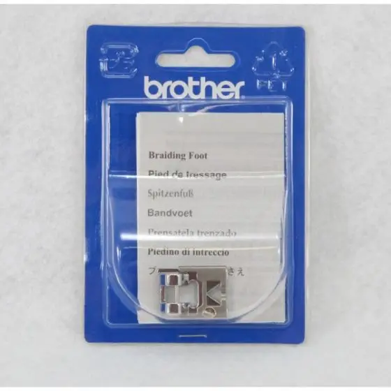 Brother 7mm Braiding Foot for precise attachment of braid trims on garments