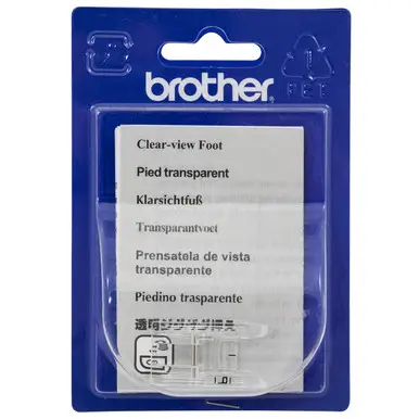 Brother 7mm Clearview Foot for sewing with clear view for professional results