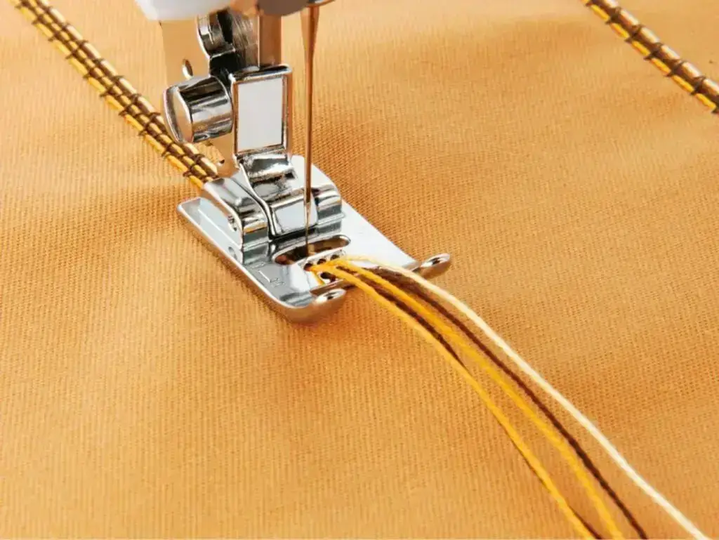 Brother 7mm Cording Foot for sewing detailed decorative cord edges seamlessly