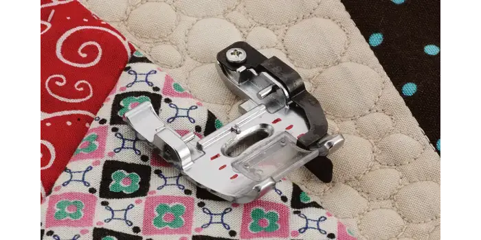 Brother Dual Feed ¼” Guide Foot for quick and consistent stitch placement on fabric