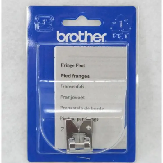 Brother Fringe Foot for effortlessly adding fringe to garments and home decor