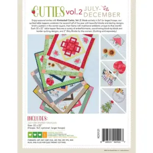 Kimberbell Cuties Vol 2 July December sewing pattern embroidery book designs