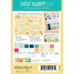 Kimberbell Shout Hooray Bench Pillow pattern project for sewing machine