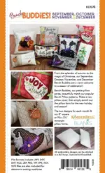 Kimberbell snag Bench Buddies Sept Oct Nov Dec Embroidery sale