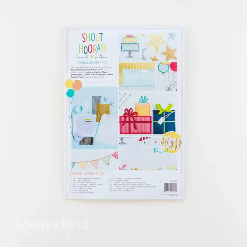 buy Kimberbell Shout Hooray Embellishment Kit creative kit for sale