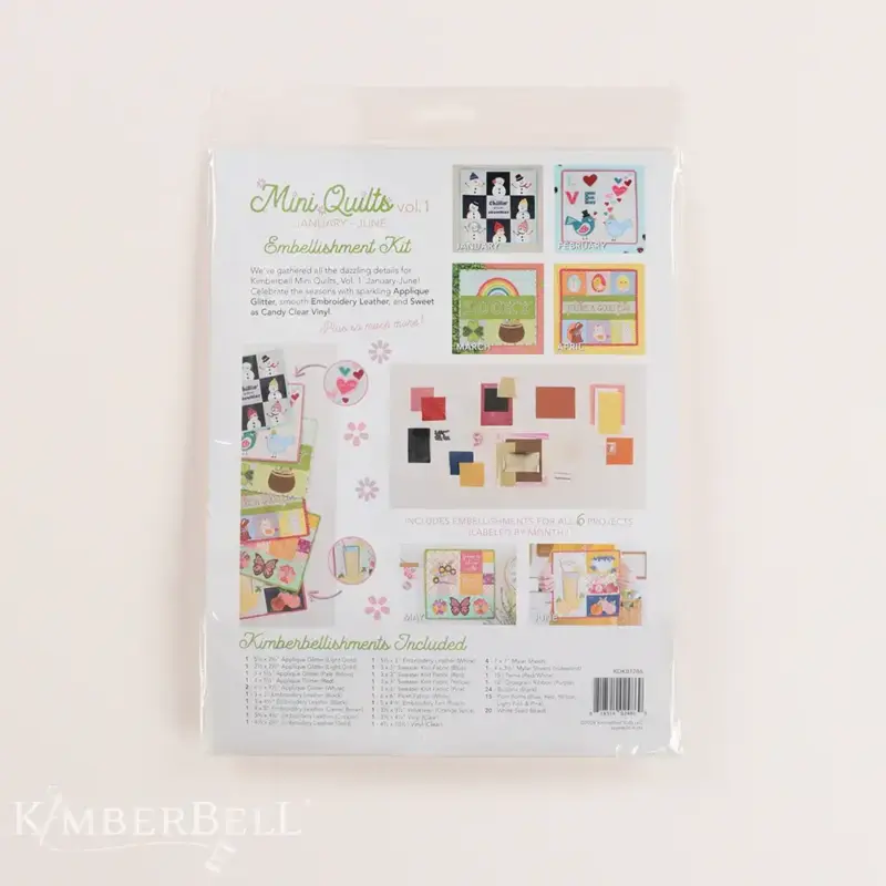 order best Kimberbell Mini Quilts Vol1 Jan Jun Kit sale