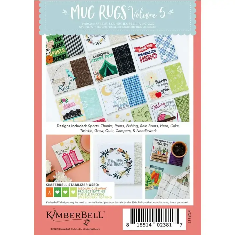 shop classic Kimberbell Mug Rugs Vol 5 for sale online