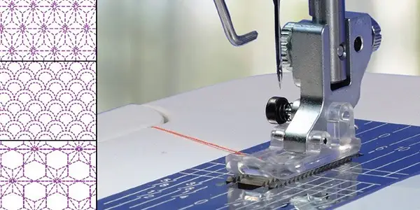 Baby Lock Sashiko 2 Specialty Sewing Machine for controlled and even stitching through fabric layers
