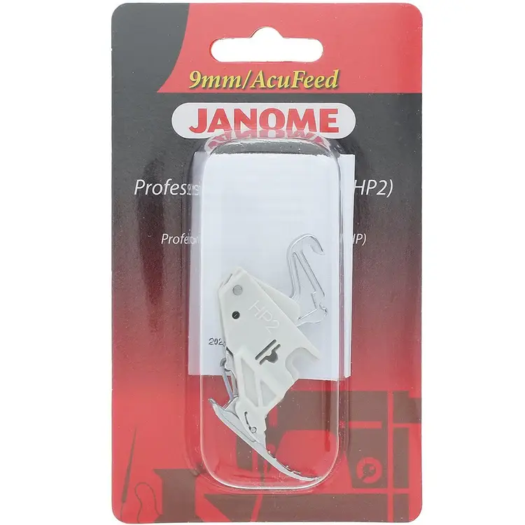 Janome AcuFeed Flex Professional Grade Foot HP2 for creating professional-quality seams with minimal effort