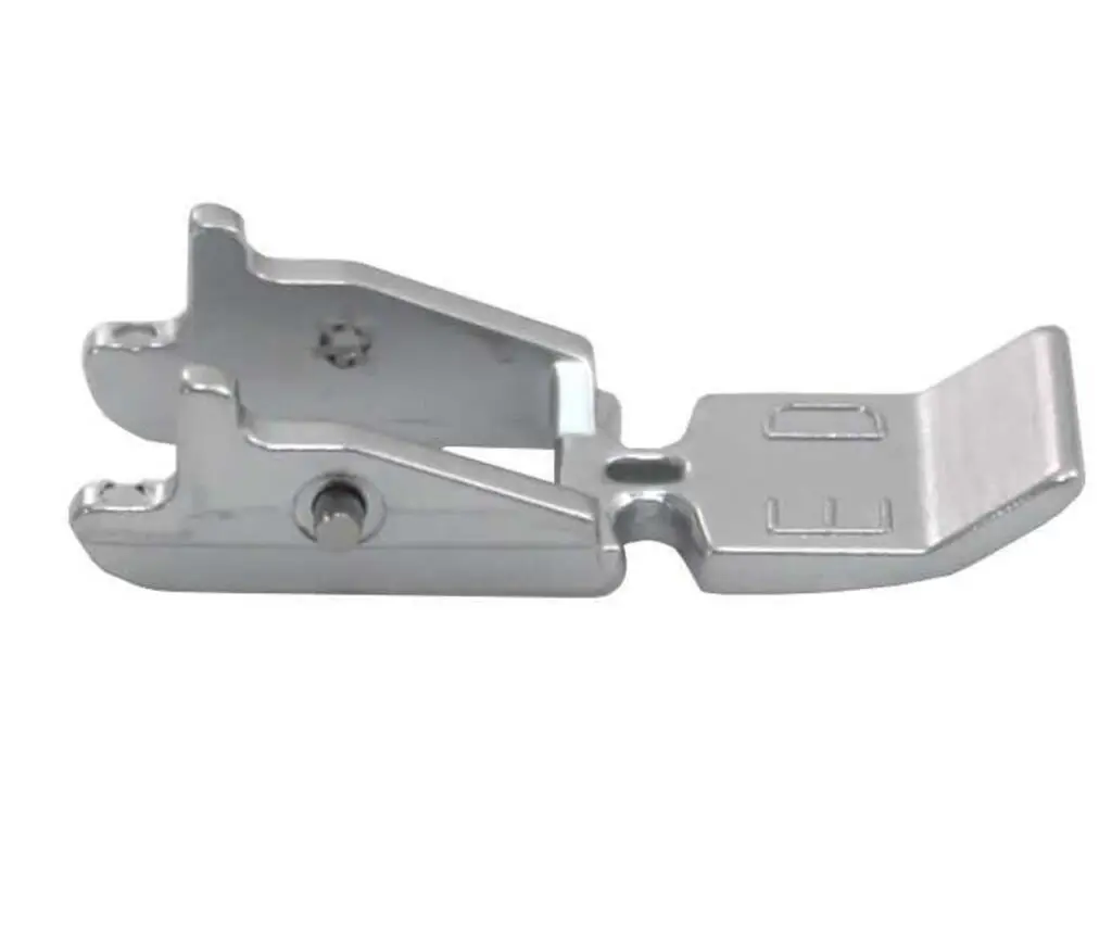 Janome AcuFeed Zipper Foot ED Single 9mm for creating neat and durable zipper seams in projects