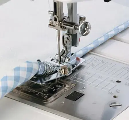 Janome Binder Foot 9mm for perfect stitch control when working with fabric bindings