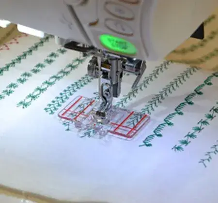 Janome Border Guide Foot 9mm for adding beautiful borders to quilting and garments