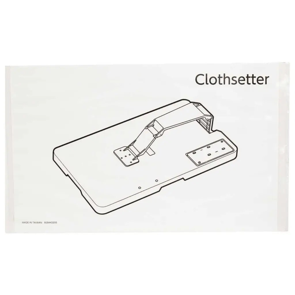 Janome Clothsetter for controlled fabric feeding and perfect stitch placement