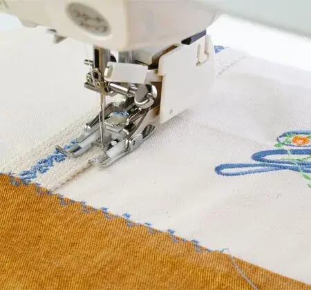 Janome Convertible Even Feed Foot Set 9mm for creating precise seams and hems