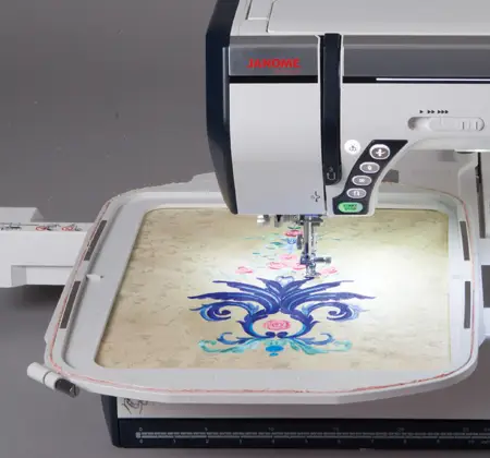 Janome Embroidery Foot P for effortless embroidery creation with perfect stitch formation