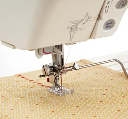 Janome Long Quilting Guide Bar Set for achieving straight quilting lines and designs