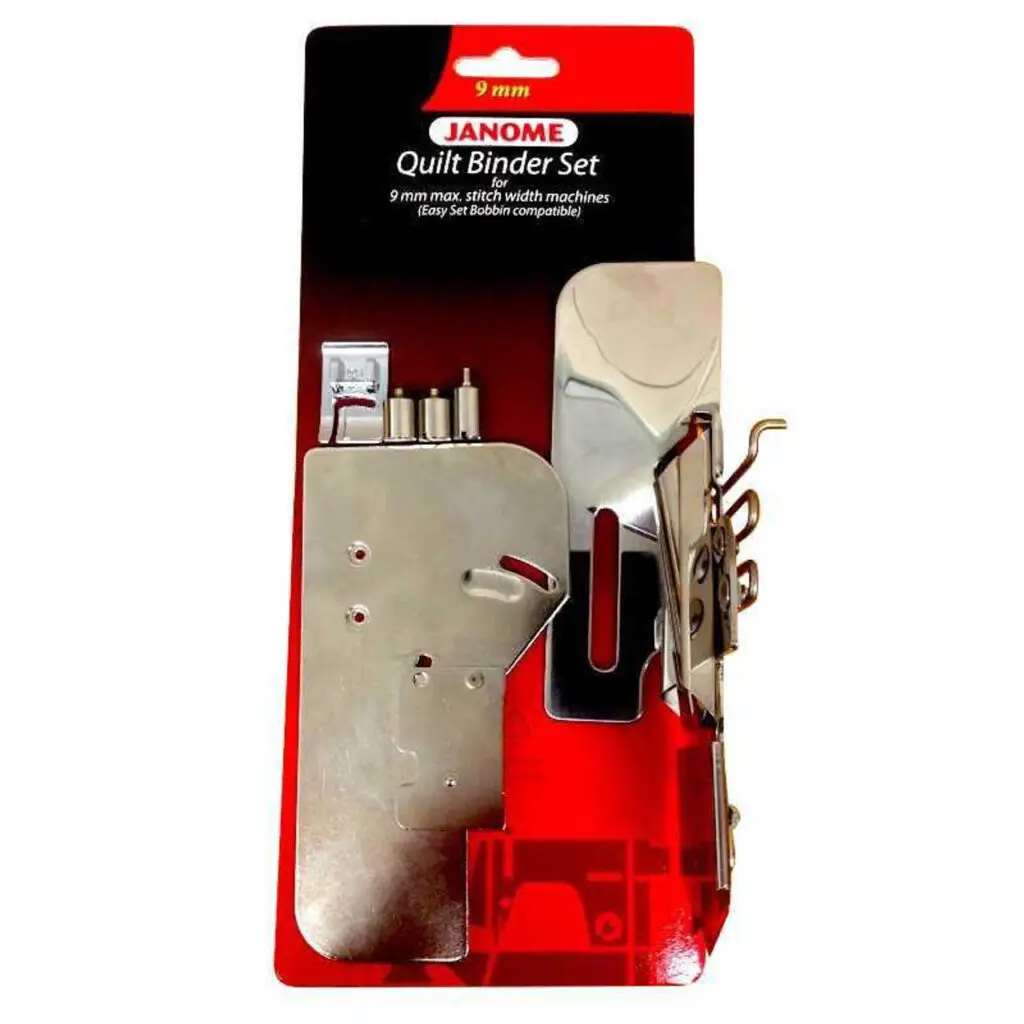 Janome Quilt Binder Set 9mm for helping beginners achieve professional binding results