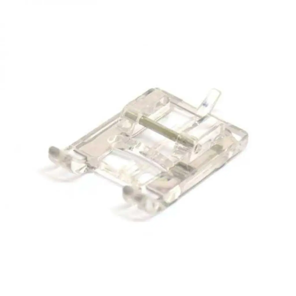 Janome Transparent Buttonhole Foot 9mm for perfect stitch placement when making buttonholes