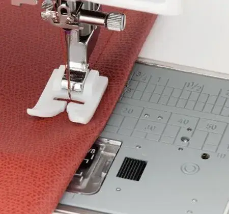 Janome Ultra Glide Needle Plate Foot Set Continental Models for ideal for heavy-duty sewing on thick fabrics