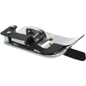 guide blade helps stitch directly in seam using janome foot