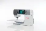 top loading bobbin and automatic threading save time while sewing