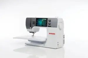 top loading bobbin and automatic threading save time while sewing