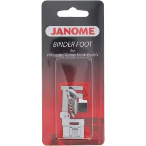 bind fabric edges fast using janome five seven binder foot