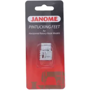 add detail to garments and linens using janome pintucking foot