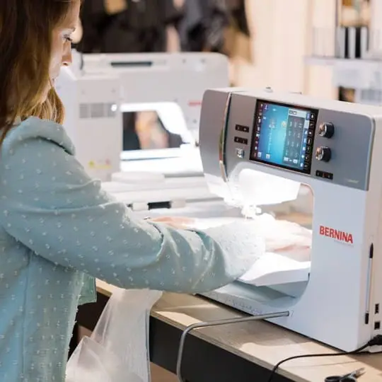 sew efficiently with automatic features and large sewing space provided
