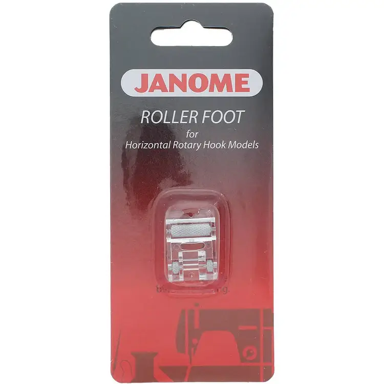 foot helps fabric move smoothly under needle without bunching or skipping