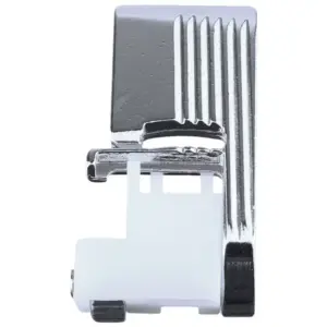 foot allows creative designs using sparkle or satin embellishment trims