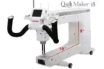 start your quilting journey with janome quilt maker 18 longarm model