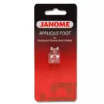 sew fabric shapes using janome applique foot with better accuracy