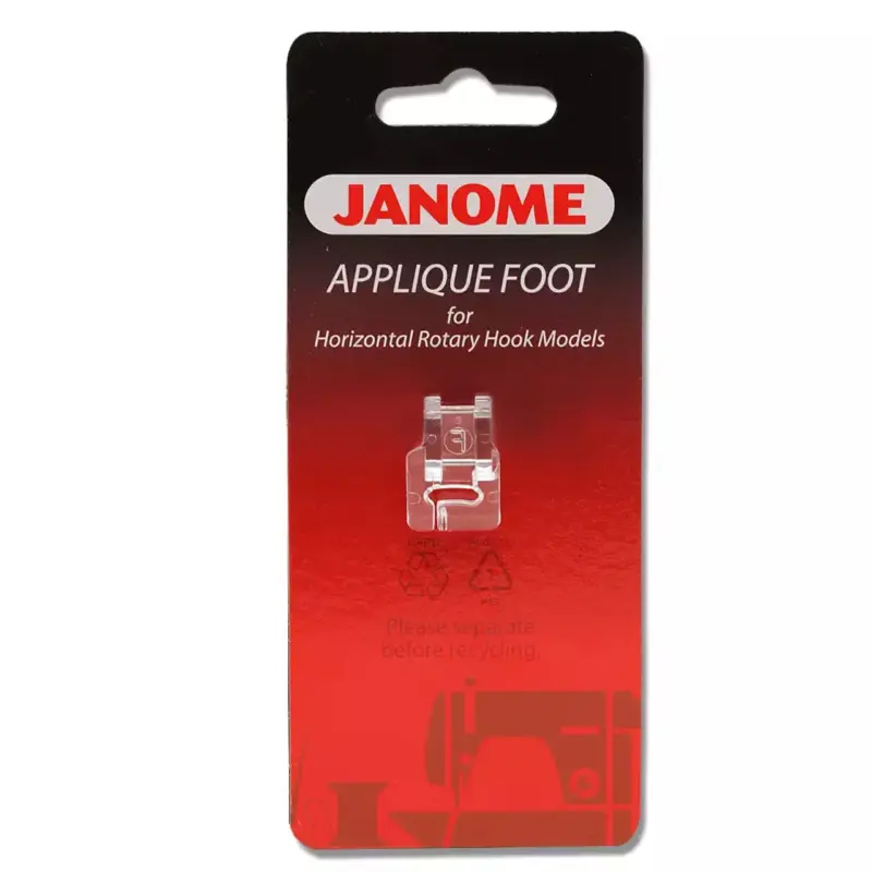 sew fabric shapes using janome applique foot with better accuracy