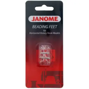 narrow beading foot perfect for detailed projects and fine embellishments