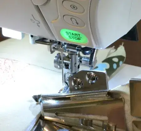 janome binder set feeds binding evenly for clean polished results