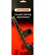 attach janome circular sewing tool for stylish curved stitching lines