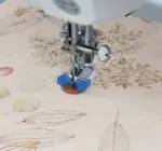 janome button foot fits top loading machines for sewing ease