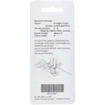 gathering foot creates uniform gathers without pulling or bunching fabric