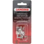 janome free motion quilting set ideal for custom quilt patterns
